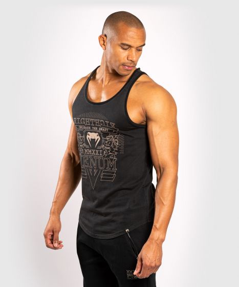 Camiseta sin mangas Venum LIONS21 - Negro/Arena