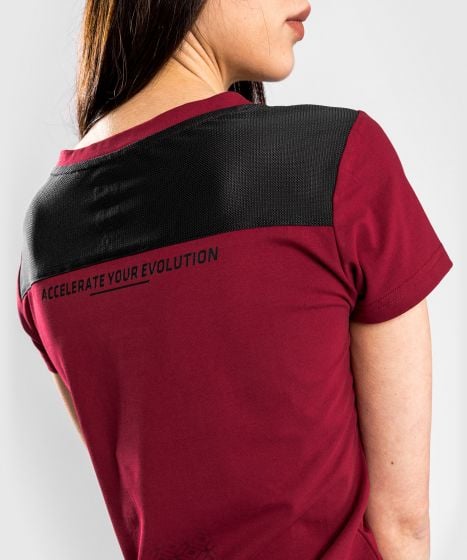 T-Shirt UFC Venum Performance Institute - Pour Femmes - Rouge