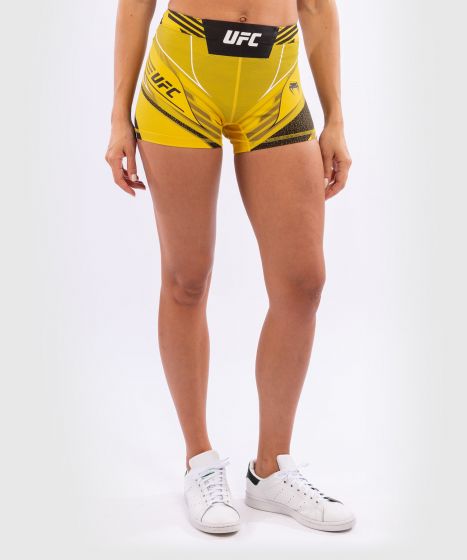 UFC Venum Authentic Fight Night Women's Vale Tudo Shorts - Short Fit - Yellow