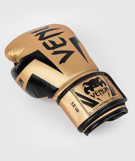 Venum Elite Boxing Gloves - Gold/Black