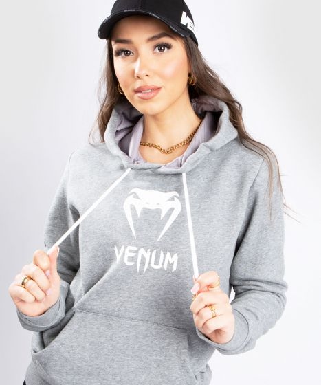 Venum Classic Hooded Sweatshirt – Für Frauen – Hellgrau Meliert