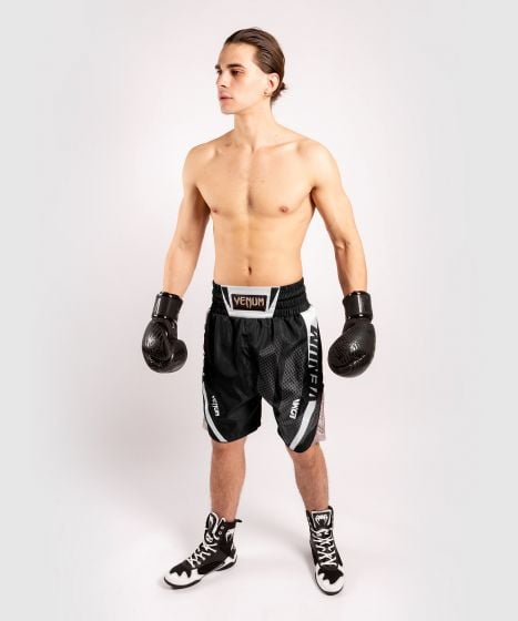 Venum Arrow Loma SIgnature Collection Boxing Shorts - Black/White