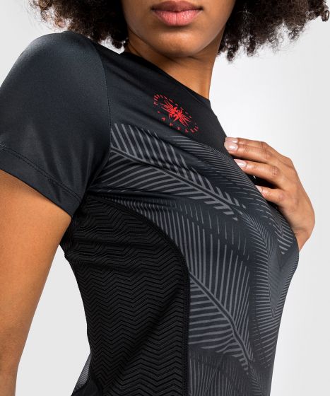T-Shirt Dry Tech Venum Phantom - Pour Femmes - Noir/Rouge