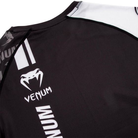 Venum Logos Rashguard Long Sleeves - Black/White
