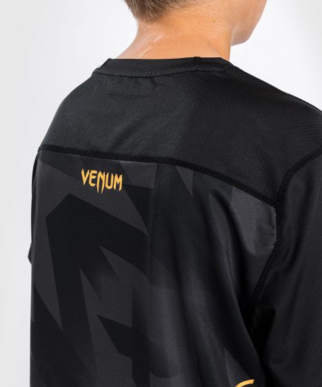 Camiseta Venum Razor Dry Tech - Para Niños - Negro/Oro