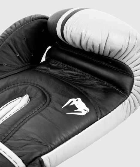 Gants de boxe pro Venum Shield - Velcro - Noir/Blanc