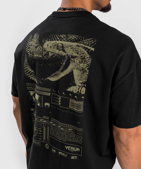  Camiseta Venum Fangs - Corte extragrande - Negro