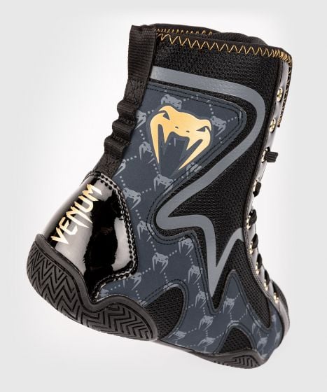 Venum Elite Evo Monogram Boxing Schuhe – Schwarz/Marineblau