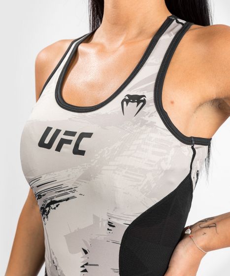 UFC Venum Authentic Fight Week Women’s 2.0 Performance Tank Top - Sand/Black