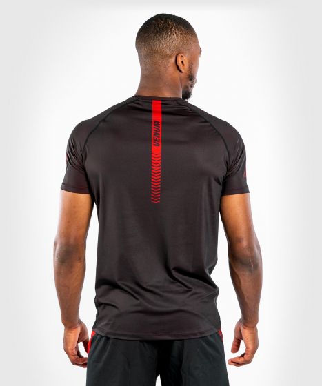 Camiseta Venum No Gi 3.0 Dry-Tech - Negro/Rojo