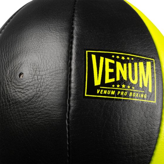 Venum Hurricane double ended oval bag- Black/Yellow