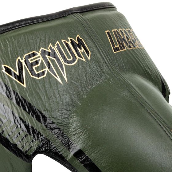 Venum Pro Beschermende cup voor boksers Linares-editie - met veters - kaki/zwart/goud