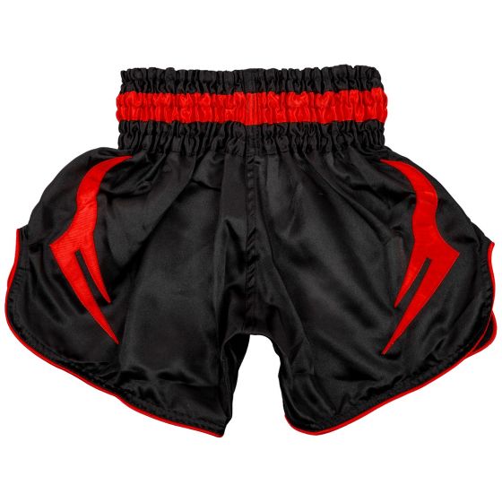 Pantaloncini Venum da Muay Thai Bambino - Neri/Rossi