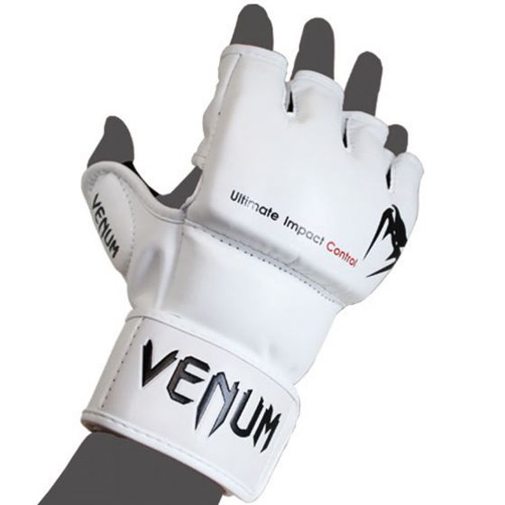 Venum Impact MMA Handschuhe - Skintex-Leder - Weiß
