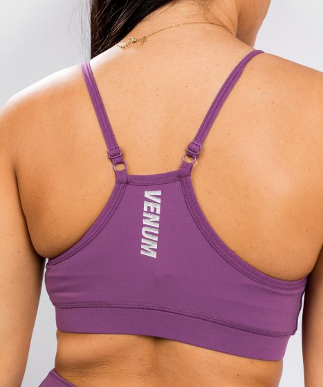 Venum Essential Low Impact Sports Bra - Dusky Orchid/Brushed Silver