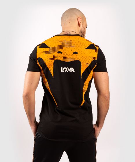 Venum Loma Fight 11/12 T-Shirt - Black/Orange