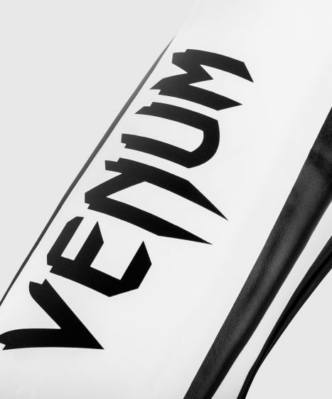 Venum Elite scheenbeschermers - Wit/Zwart