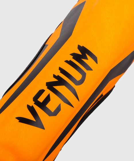 Espinillera para niños Venum Elite - Exclusividad - Neo Naranja