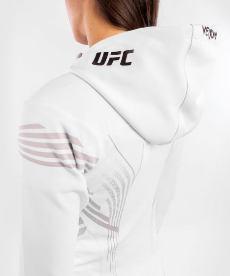 Felpa Con Cappuccio Walkout Donna Fighters UFC Venum Authentic Fight Night - Bianco