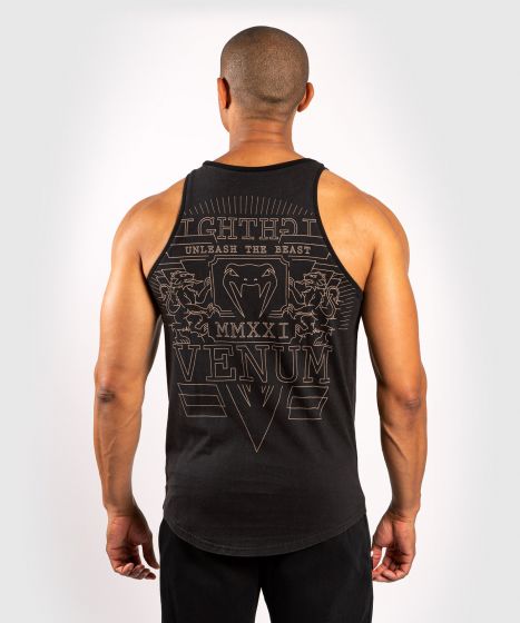 Camiseta sin mangas Venum LIONS21 - Negro/Arena