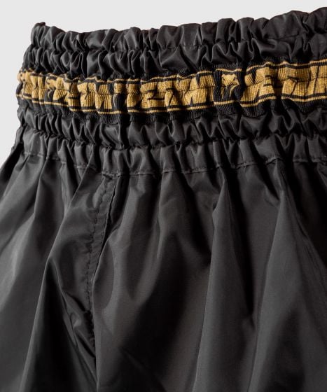 Pantalones cortos Venum Muay Thai Parachute - Negro/Dorado