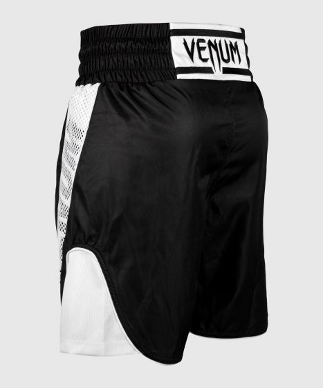 Short de boxe Venum Elite - Noir/Blanc