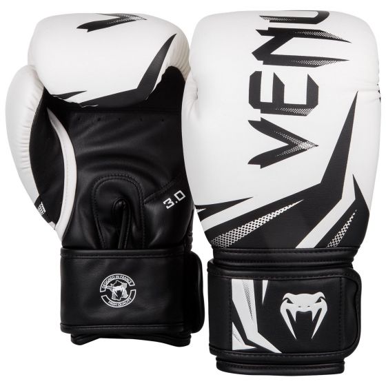 Gants de boxe Venum Challenger 3.0 - Blanc/Noir