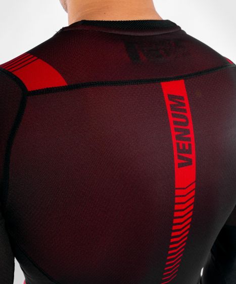 Camiseta de compresión Venum No Gi 3.0 - Manga larga - Negro/Rojo