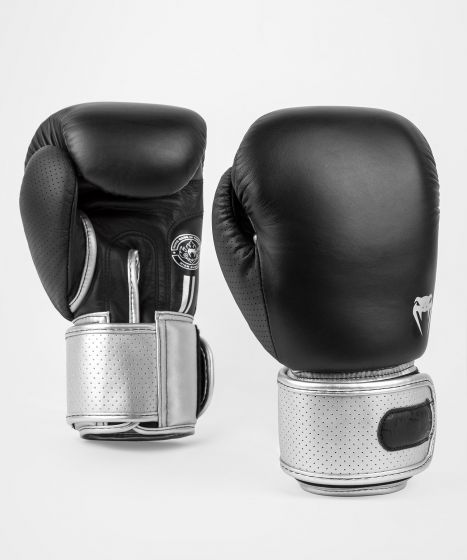 Venum Power 2.0 Boxing Gloves - Black/Silver