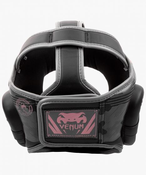 Venum Elite Boxing Headgear - Black/Pink Gold