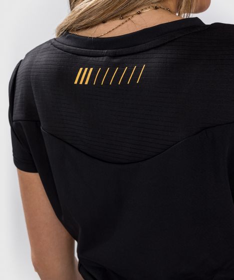Venum Tempest 2.0 Women’s Dry tech T-shirt – Black/Gold