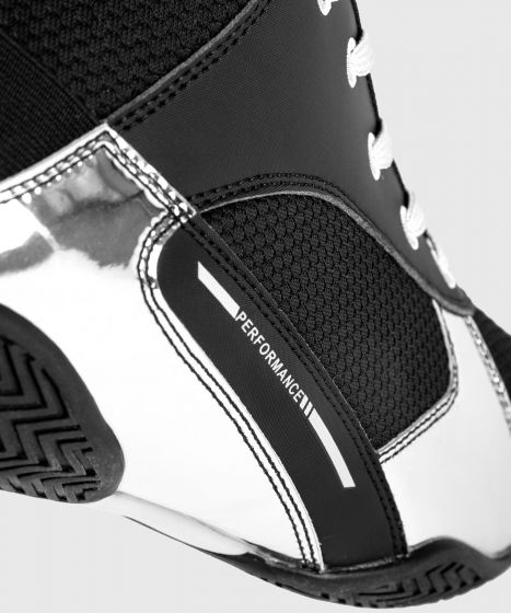 Chaussures de boxe Venum Elite - Noir/Argent