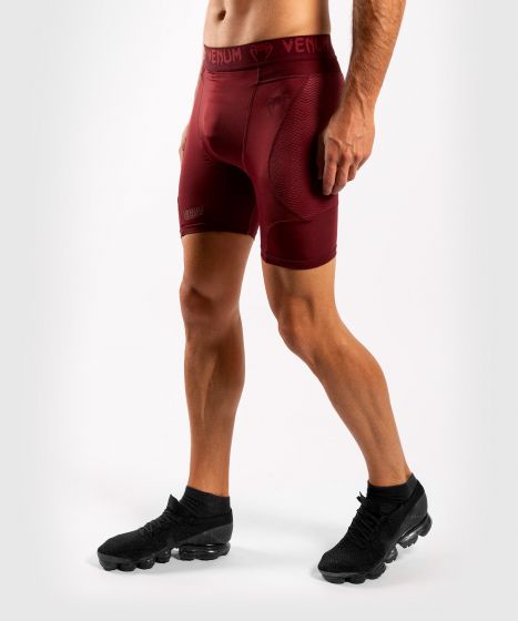 Venum G-Fit Compression Shorts - Burgundy