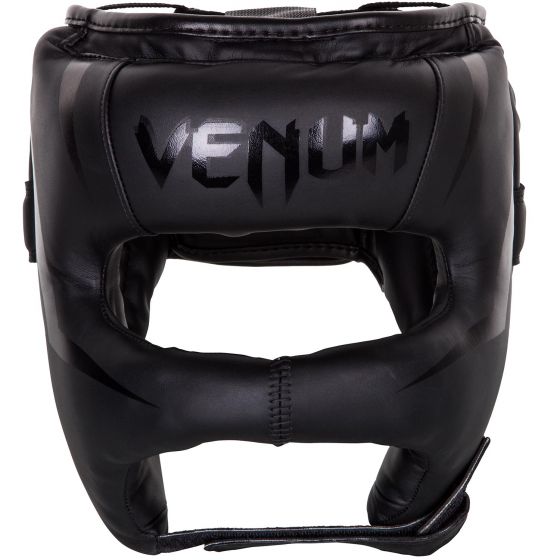 Venum Elite Iron Headgear - Black/Black
