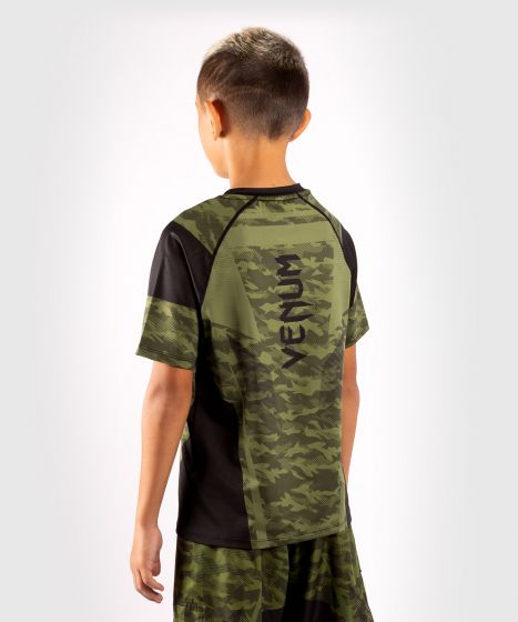 Dry-Tech Venum Trooper T-Shirt für kinder - Camo Wald/Schwarz