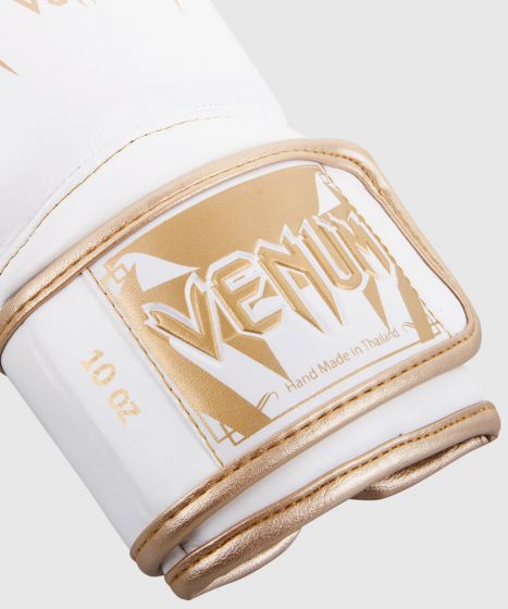 Venum Giant 3.0 Boxing Gloves - Nappa Leather - White/Gold