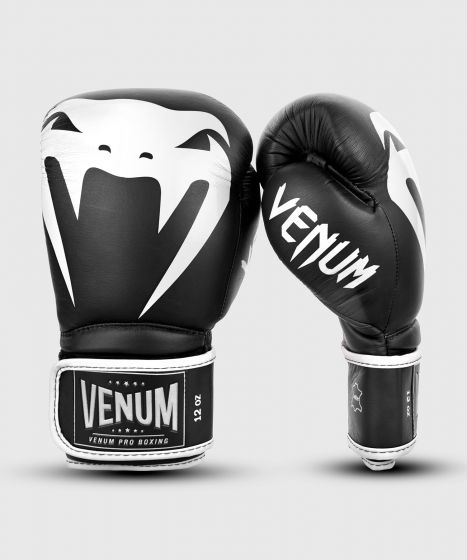 Venum Giant 2.0 professionelle Boxhandschuhe - Klettverschluss - Schwarz/Weiß