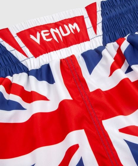 Short de boxe Venum Elite UK - Bleu/Rouge-Blanc