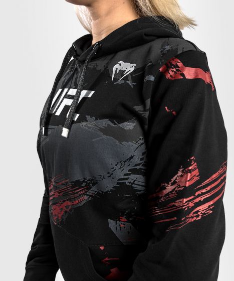 Sweatshirt UFC Venum Authentic Fight Week 2.0 - Pour Femmes - Noir/Rouge
