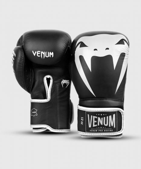 Guantes de Boxeo profesional Venum Giant 2.0  – Velcro - Negro/Blanco