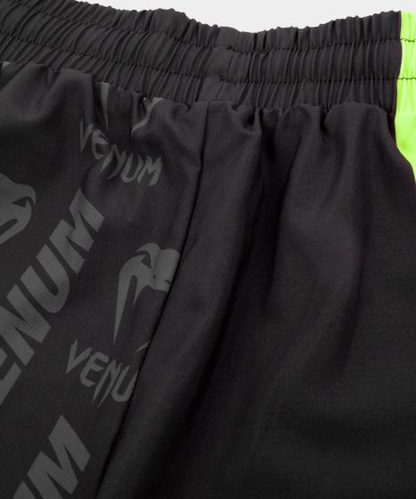 Short de sport Venum Logos - Noir/Jaune Fluo
