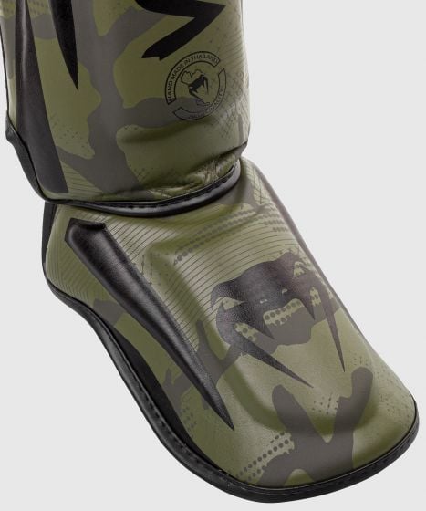Protège-tibias Venum Elite - Camouflage kaki