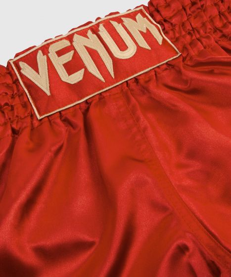 Venum Muay Thai Shorts Classic - Bordeauxrood/Goud