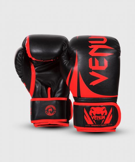 Venum Challenger 2.0 Boxing Gloves - Black/Red - Exclusive