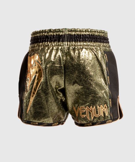 Pantaloncini da Muay Thai Venum Giant Foil - Cachi/Oro