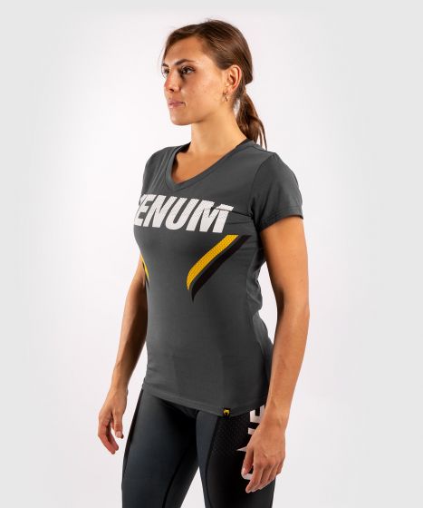 T-shirt Venum ONE FC Impact - pour femme - Gris/Jaune