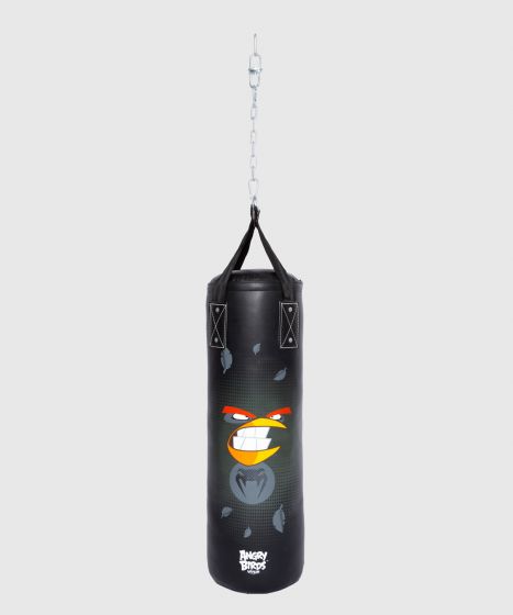 Venum Angry Birds Boxsack – Für Kinder – Schwarz/Rot - 90 x 30