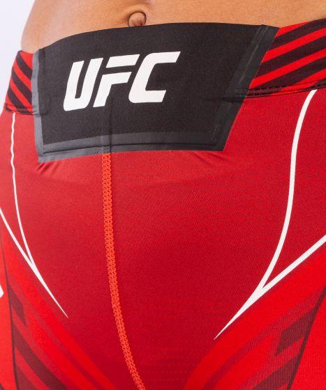 UFC Venum Authentic Fight Night Women's Vale Tudo Shorts - Short Fit - Red