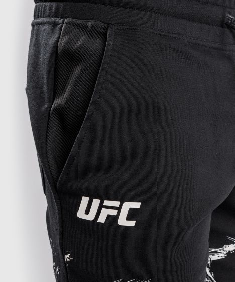 Pantaloncini in cotone UFC Venum Authentic Fight Week 2.0 - nero/sabbia