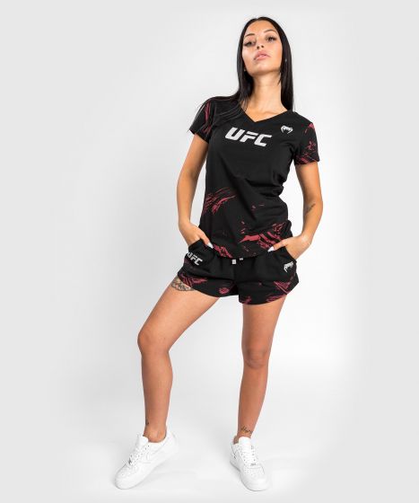 UFC Venum Authentic Fight Week 2.0 T-Shirt – Für Frauen  – Schwarz